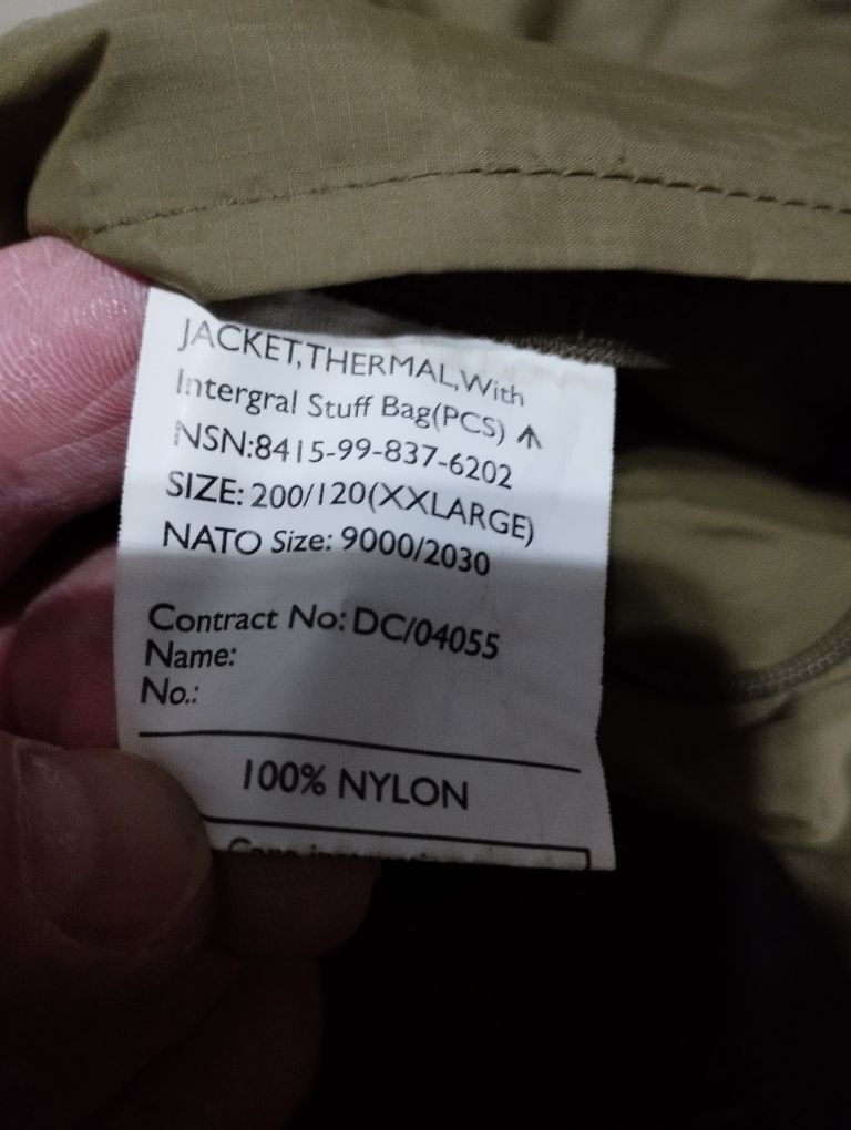 Куртка утеплювач термокутка Level 7  Британія НАТО