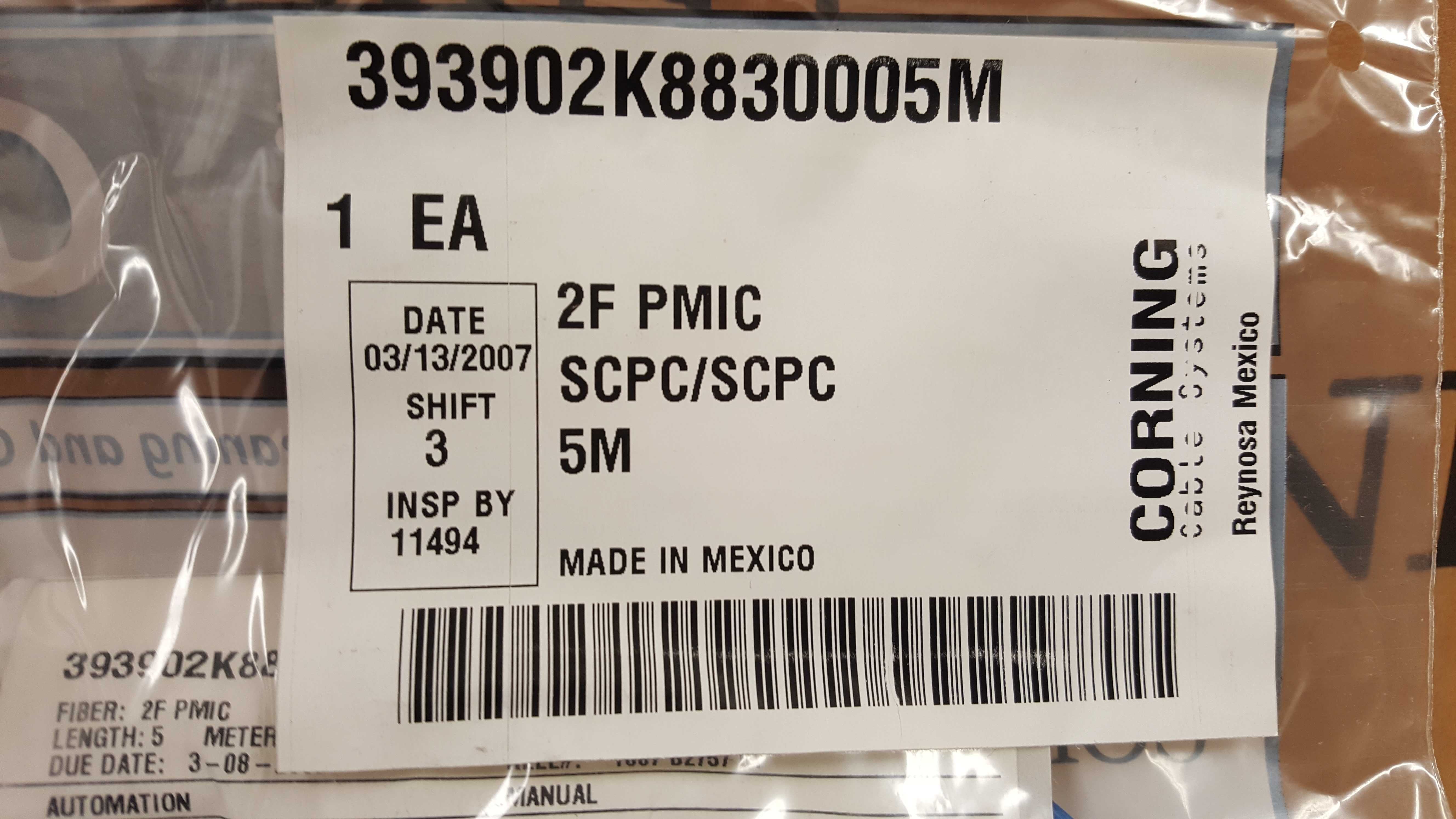 Patchcord optyczny SC CORNING wielomodowy SCPC/SCPC kabel