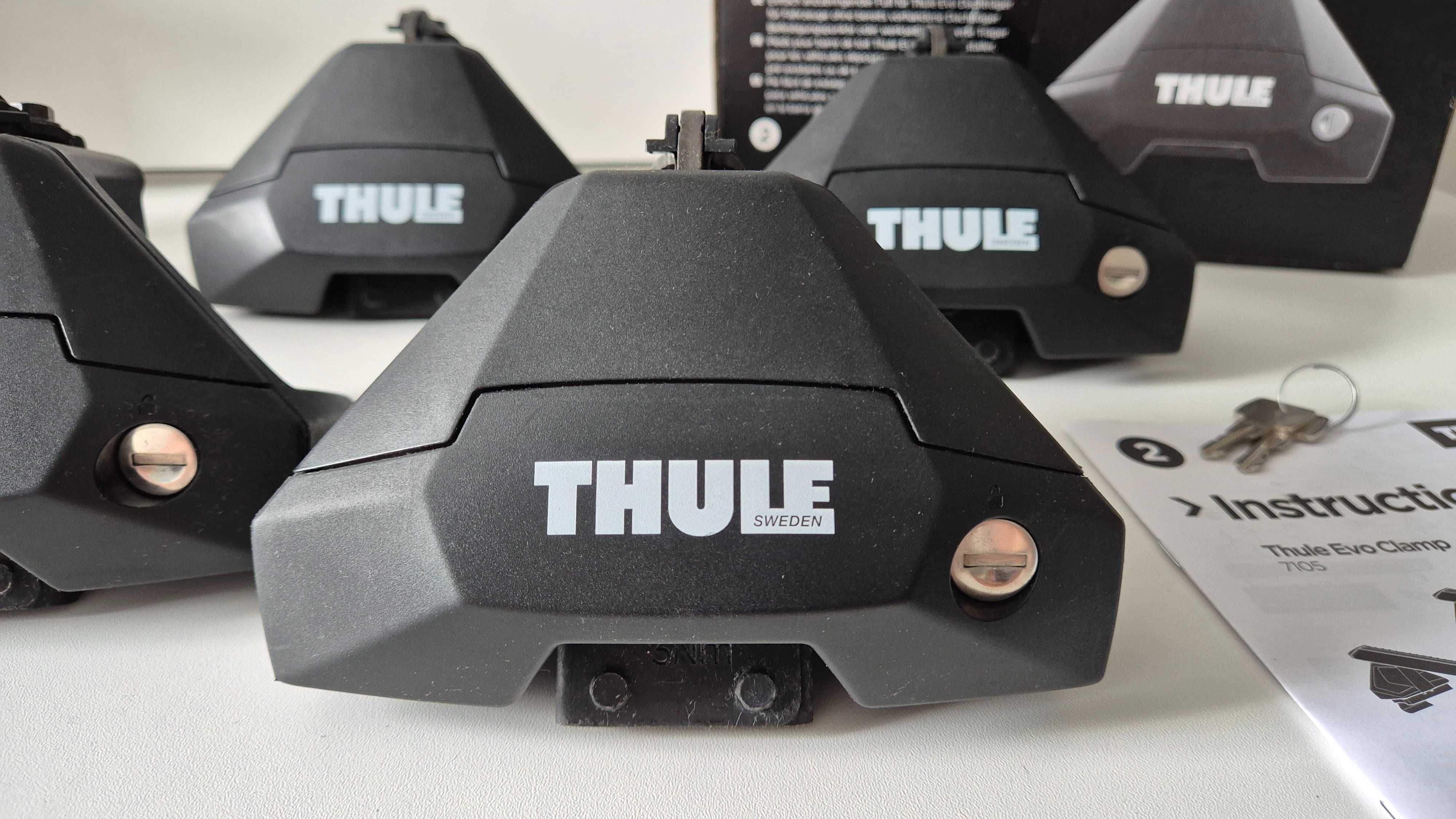 Stopy Thule Evo Clamp 710500 + kit 145079 MazdaCX5 lub 145046 HondaCRV