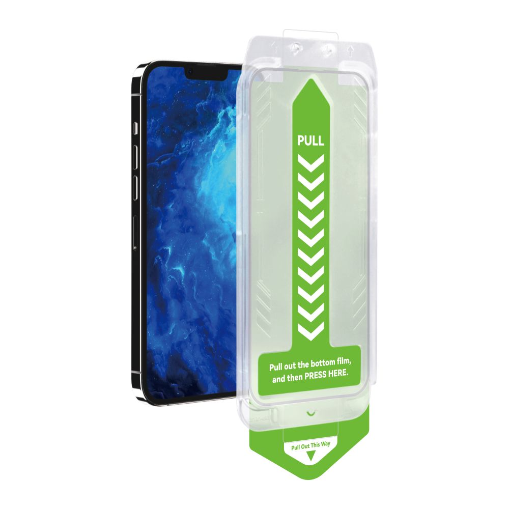 Szkło hartowane 9H z ramką montażową do iPhone 14 Pro Max Premium