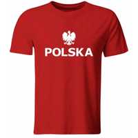 Koszulka Kibica Reprezentacji Polski, czerwona, roz. XL (NOWA)