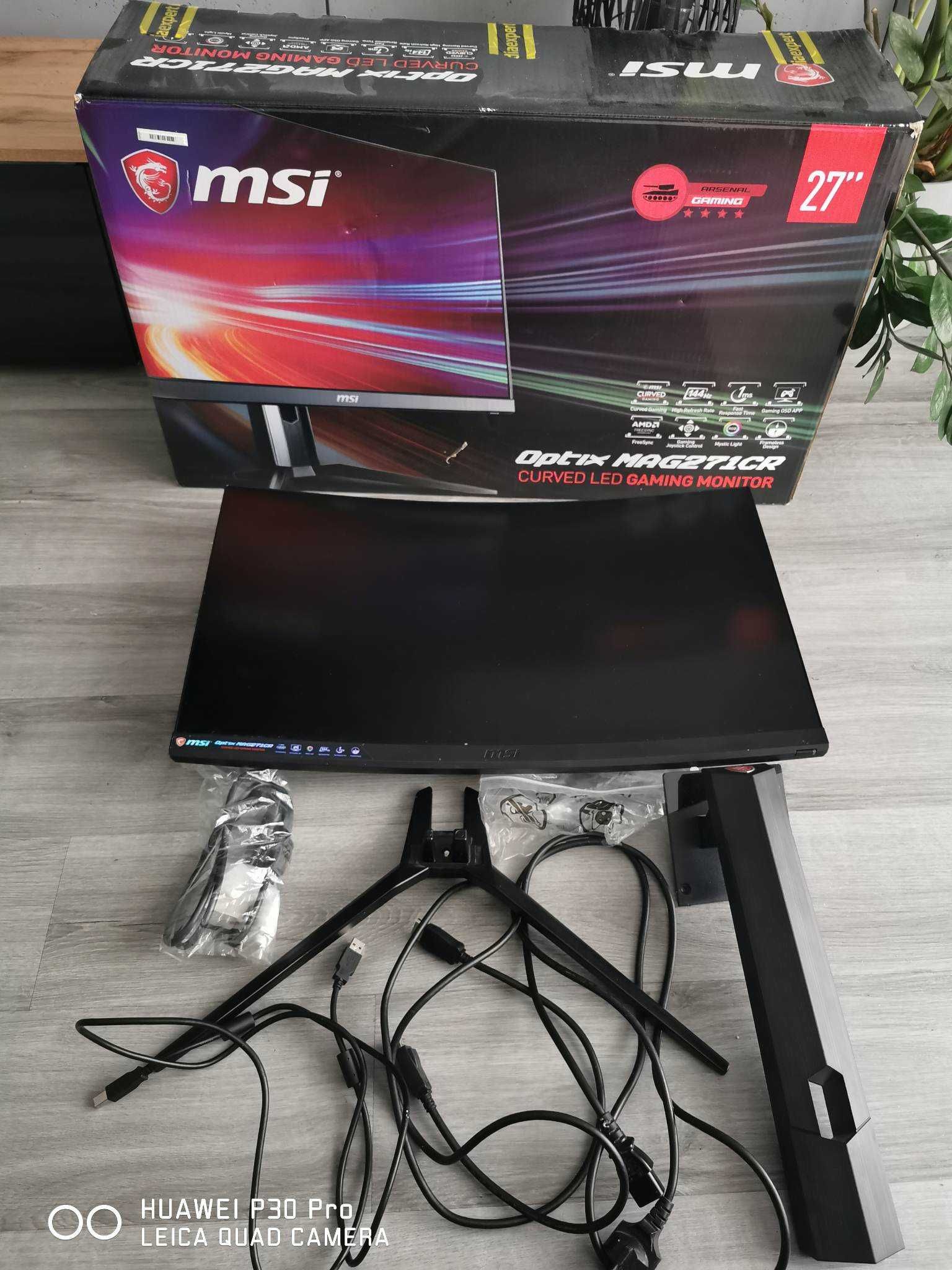 Na sprzedaż Monitor MSI MAG271CR/ 144hz/Uszkodzony
