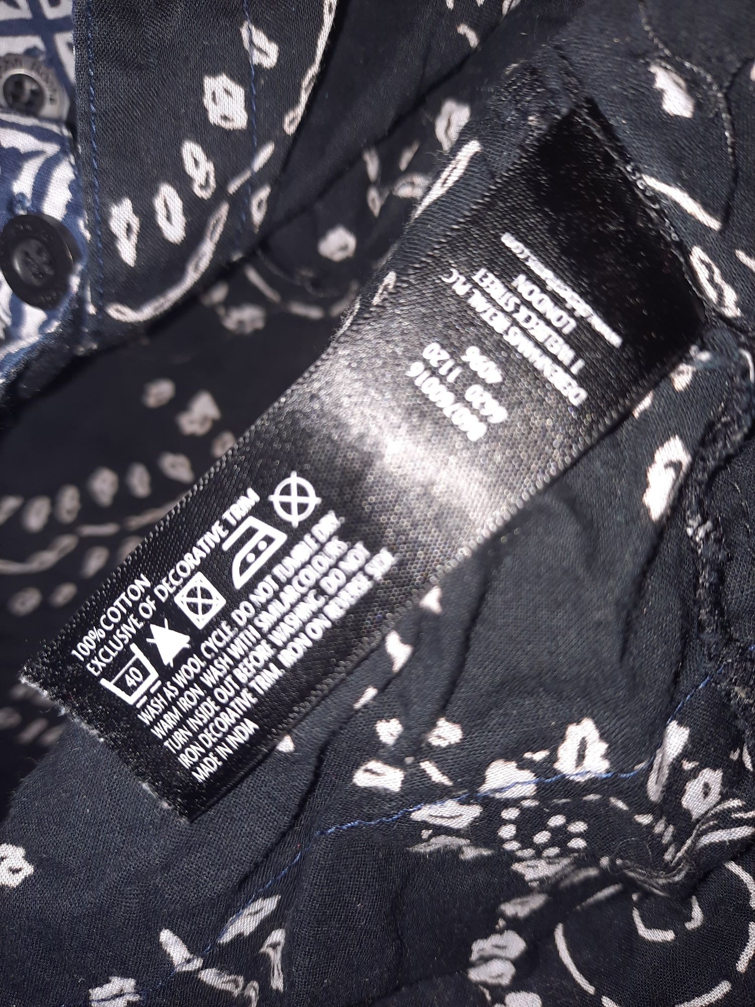Rocha John Rocha Debenhams koszula/ tunika orientalny wzór rozmiar 40