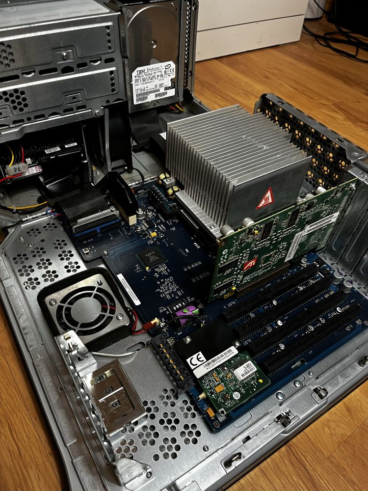 Powermac G4 MDD 2x1ghz 1,25gb ddr1 macos10.5.7 MEGA RZADKI (macos9)