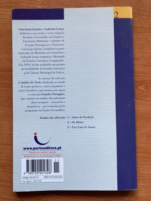 Livro “ Os Maias – preparação para exames “