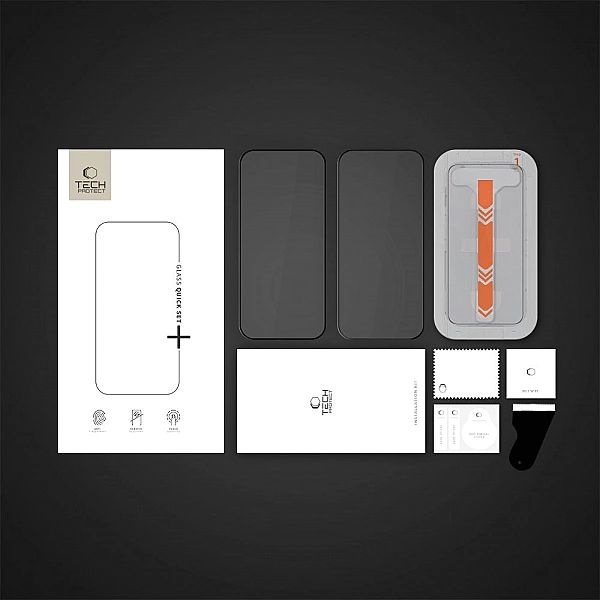 Szkło Hartowane Tech-Protect Quick Set+ 2-Pack Iphone 13 / 13 Pro / 14