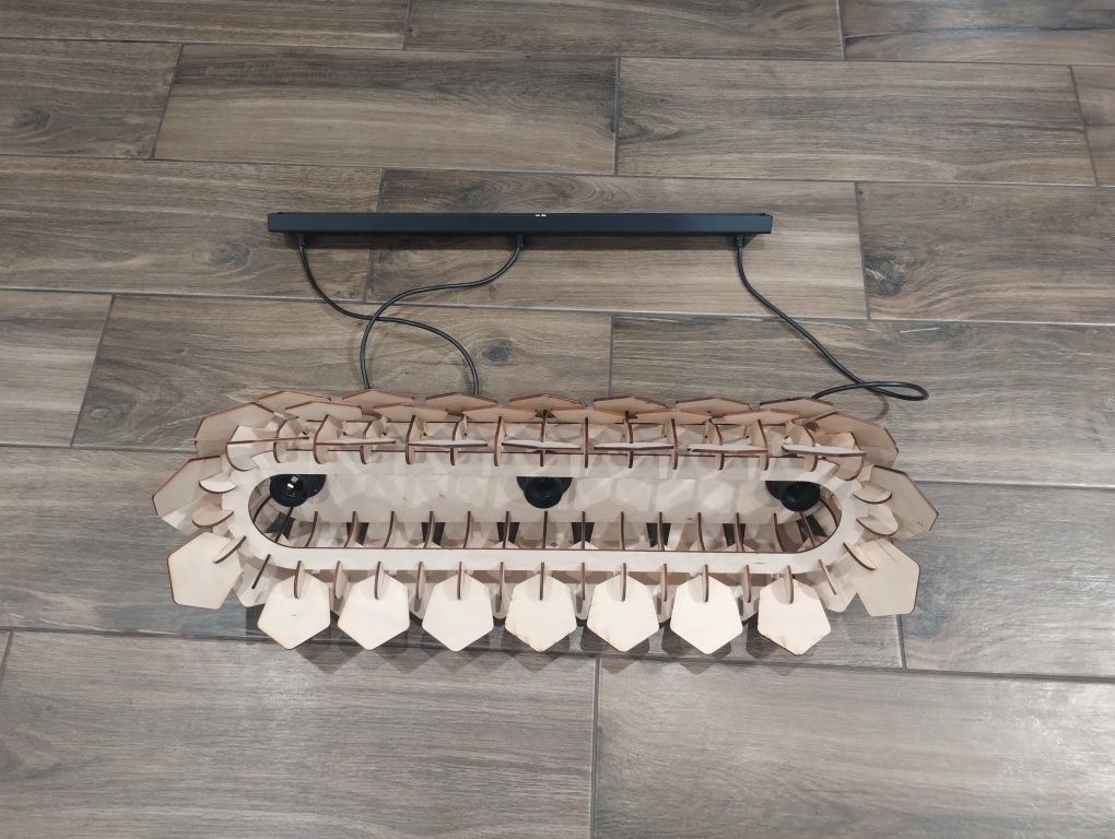 Lampa sufitowa ażurowa