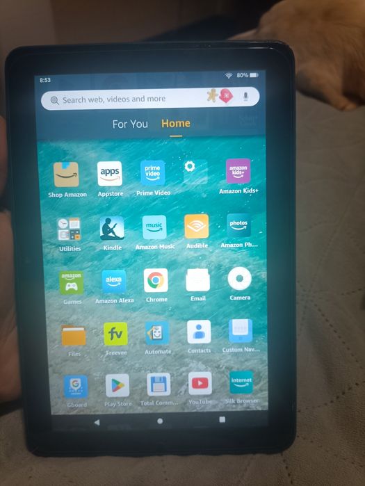 Планшет Amazon Kindle fire hd8 plus 3/32gb gen 10 с плей маркетом