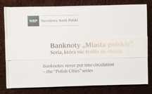 Album NBP banknoty PRL "Miasta polskie" stan UNC