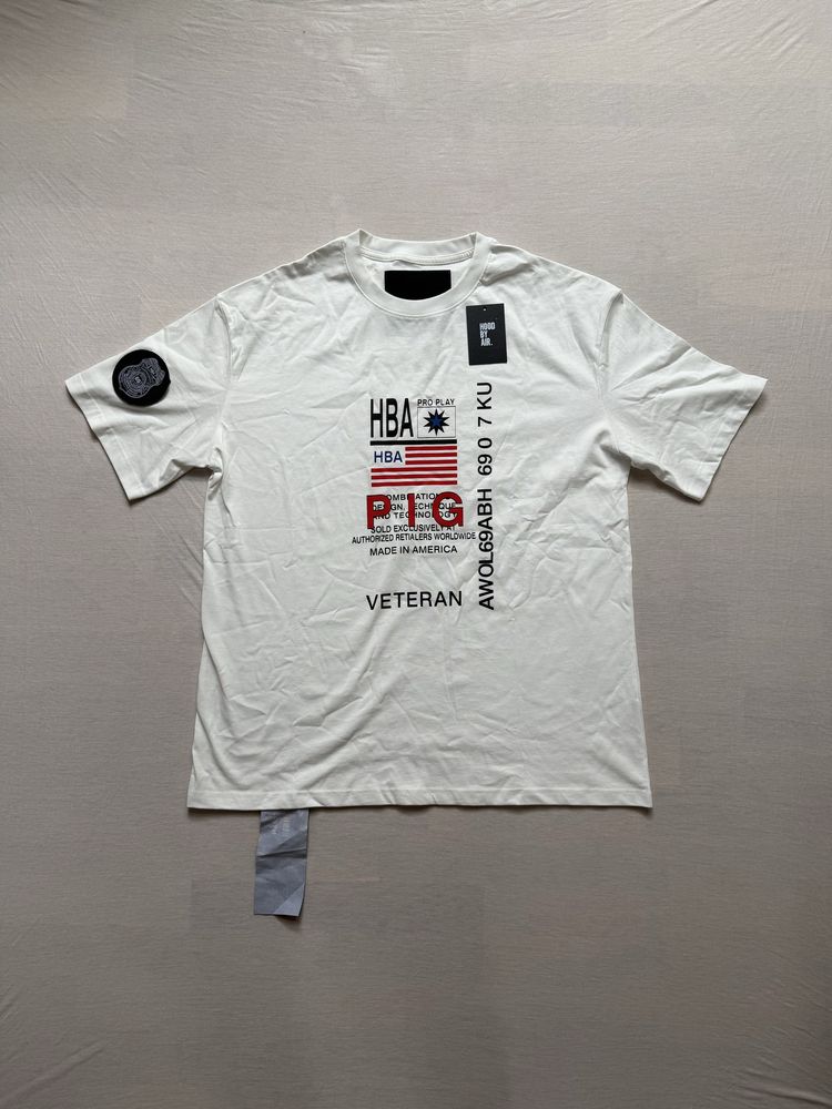 Hood By Air Logo Pig Veteran T-Shirt