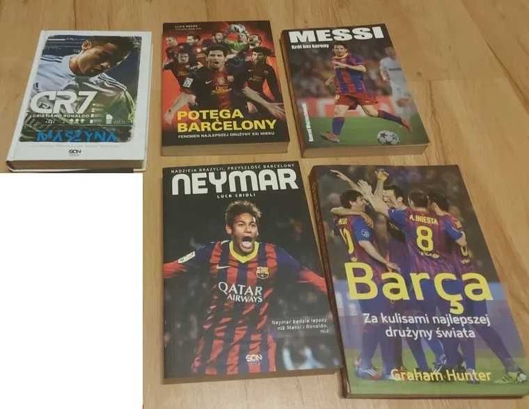 Książki - Messi, Ronaldo, Neymar, Barcelona