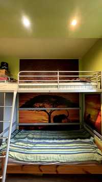 Łóżko piętro z materacem