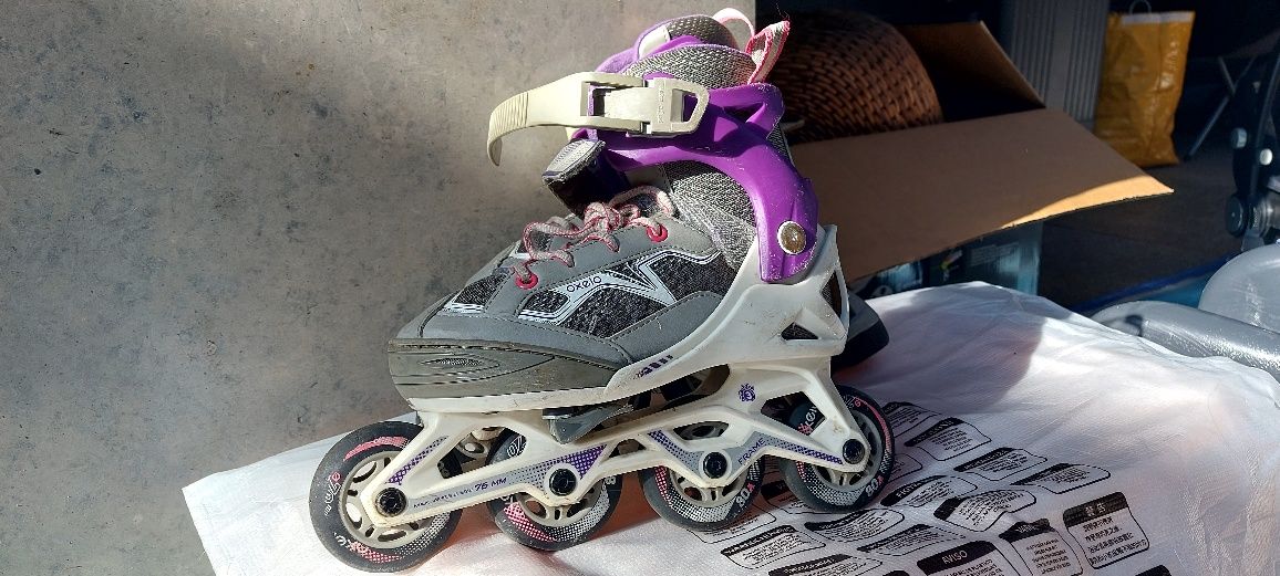 Patins em linha usados
