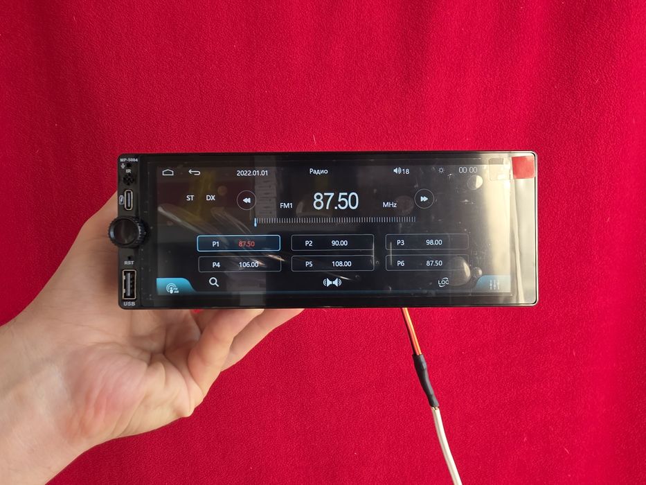 Автомагнитола 1 din Cyclone сенсорная магнитола в машину с экраном