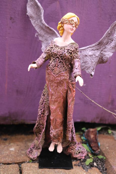 anioł pawertex, dekoracja, rękodzieło, handmade, przezent na święta