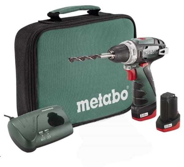 Аккумуляторная дрель-шуруповерт Metabo PowerMaxx BS + Сумка