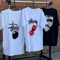 Футболка STUSSY — COTTON 100'% (Бавовна) Big Logo — Стуси Різні лого