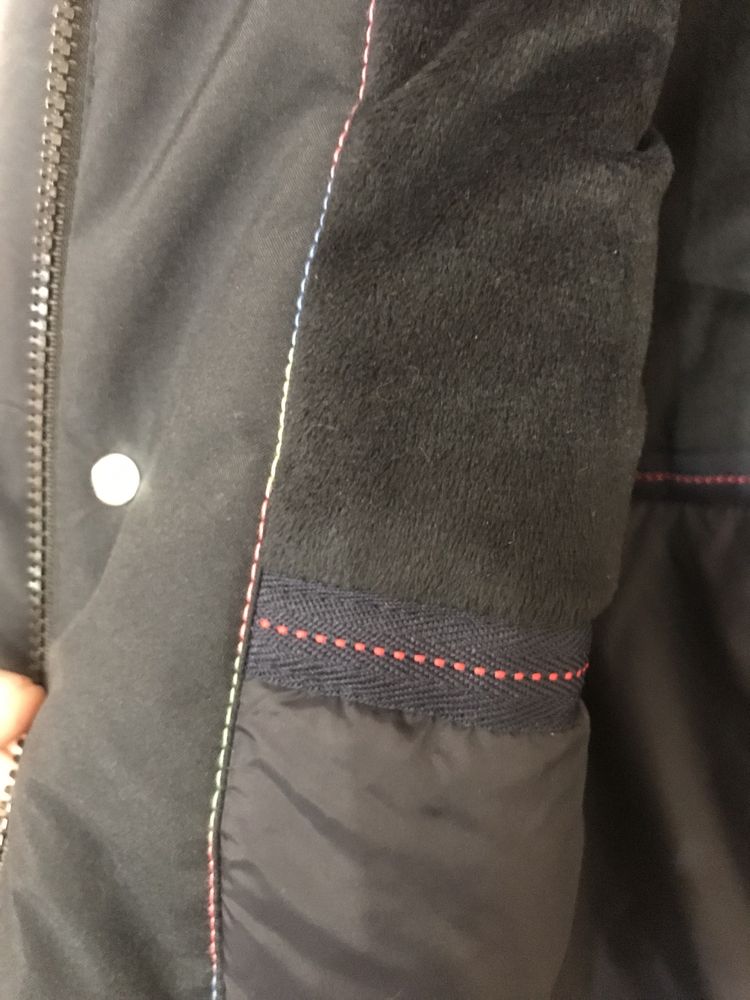 Куртка темносиняя зимняя мужская(пуховик,пальто) 50 р
