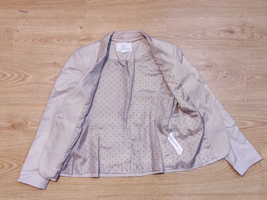 Blazer Bege Aldodão Lefties, L / 30