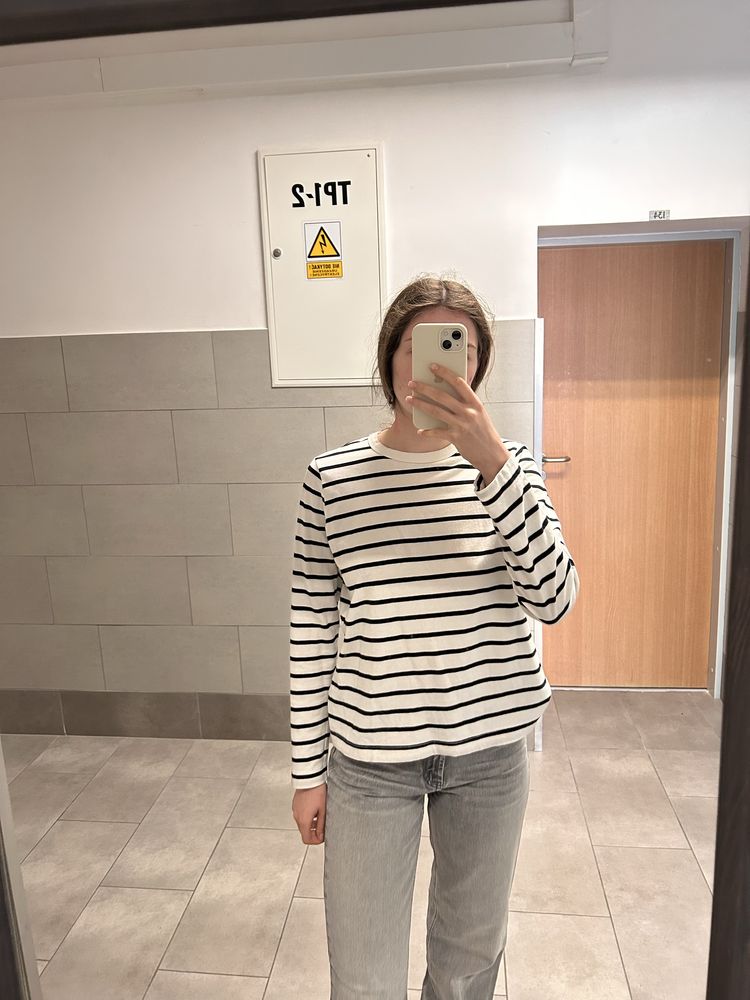 Bluzka w paski H&M, 100% bawełna