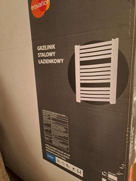 Grzejnik łazienkowy luxus Biały 710/480