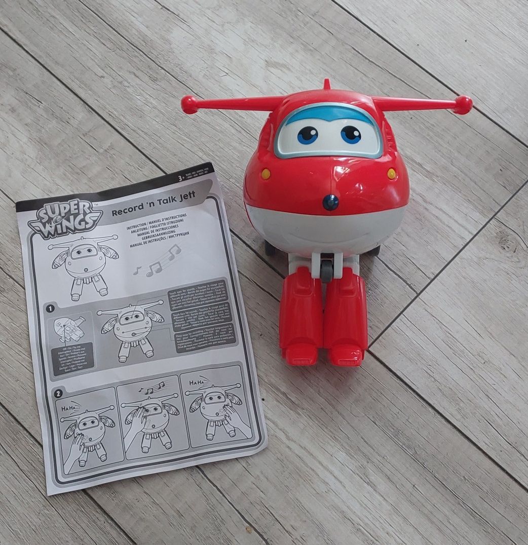 SUPER WINGS DŻETEK mówi i nagrywa, transformuje