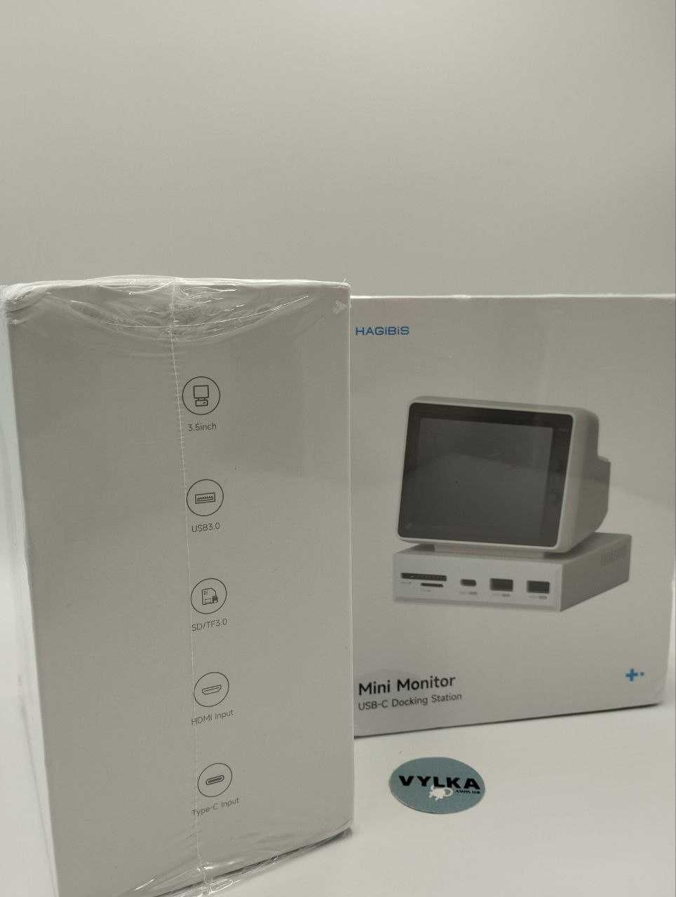 Mini PC Monitor Hagibis 3.5inch IPS White