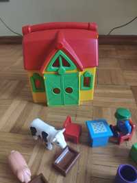 Domek ze zwierzętami playmobil
