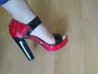 Buty na wysokim obcasie 36