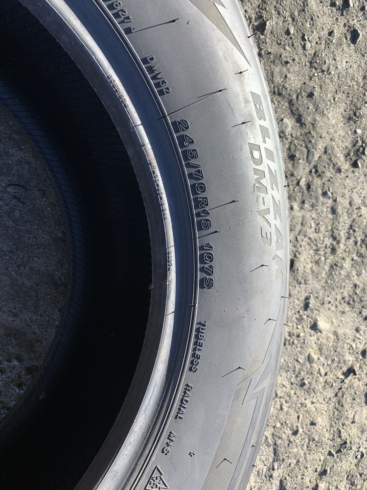 Шини 245/70 R16 Bridgestone 7-6мм 2020 рік 245 70 16