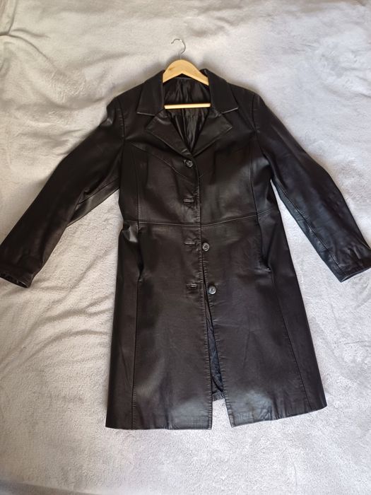Płaszczyk damski skórzany