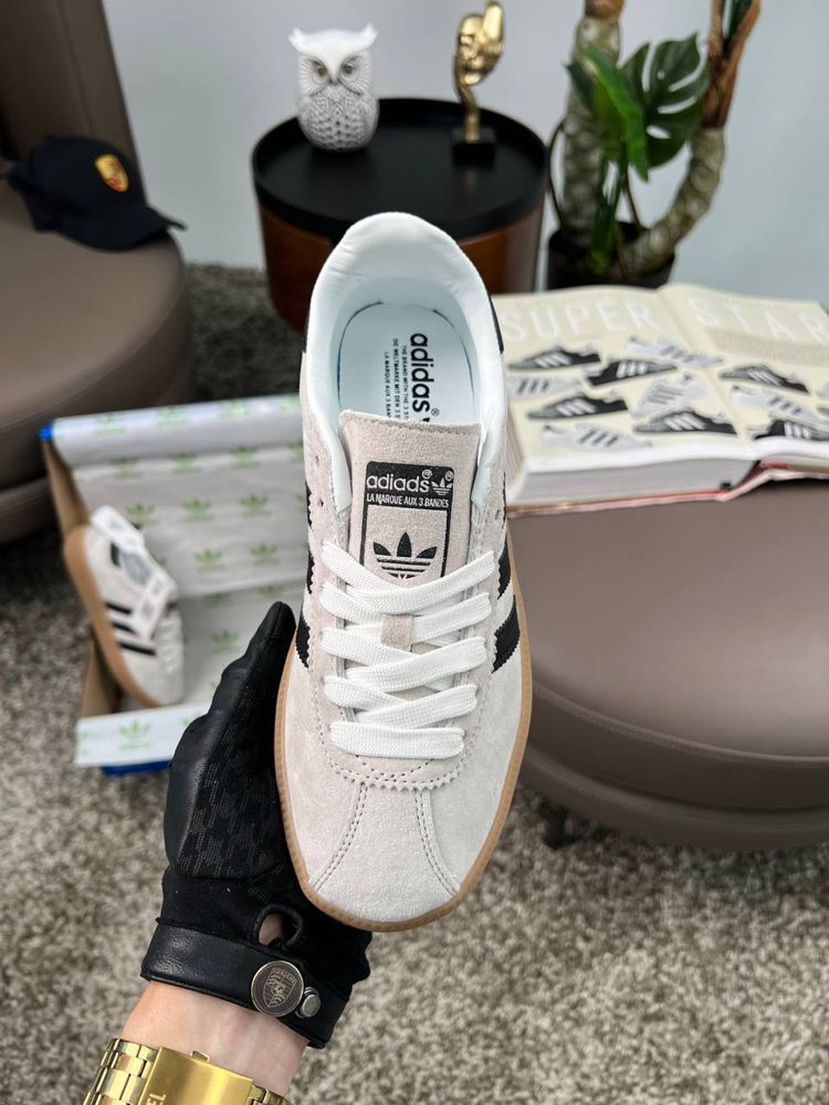 Жіночі кросівки адідас Adidas Originals Bermuda Light Grey Black