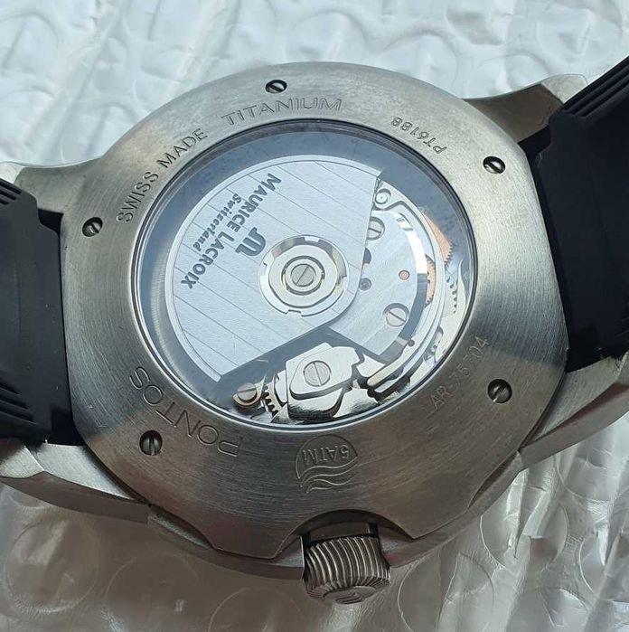 Zegarek Męski Maurice Lacroix Pontos Automatic Chronograph Titanium