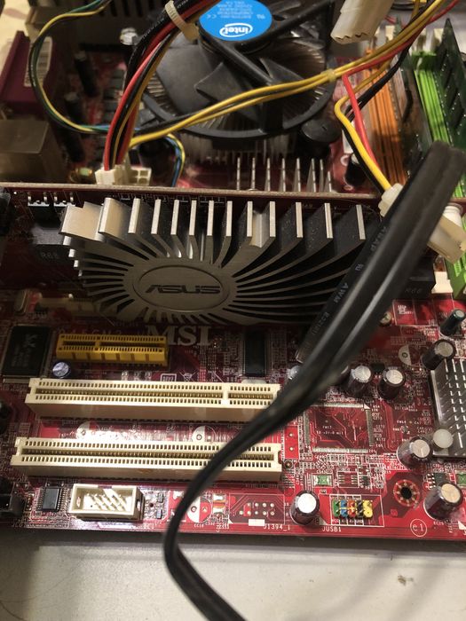 Системный блок компьютер монитор