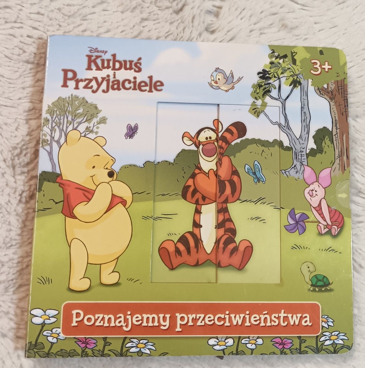 Książki Kubuś i przyjaciele3+(poznajemy przeciwieństwa,zadania puzzle)