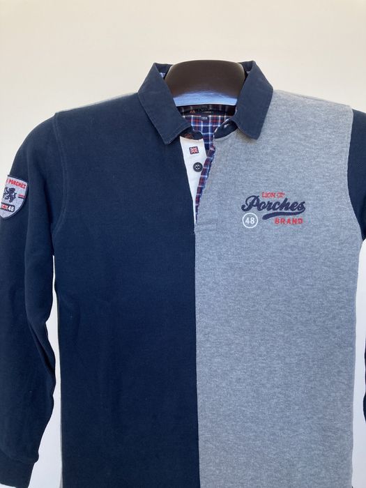 Polo Lion of Porches de manga comprida, para 13-14 anos