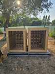 Caixa de transporte Vari-Kennel em madeira como nova