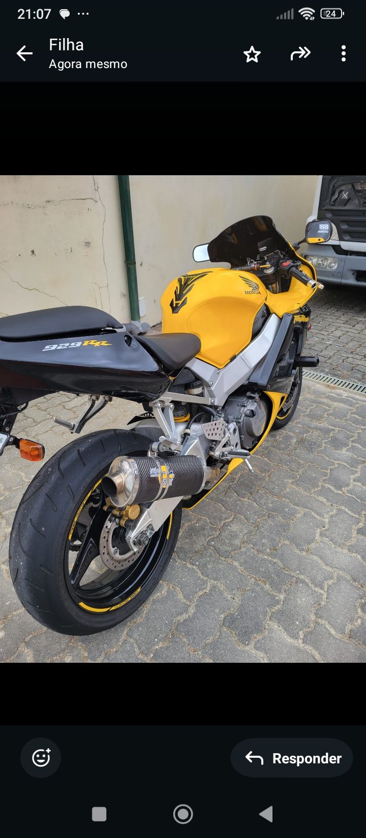 Honda Fireblaide 929rr de 2000 yoda restaurada