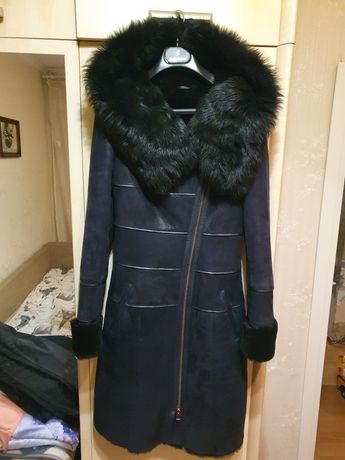 Дубленка пальто куртка xs