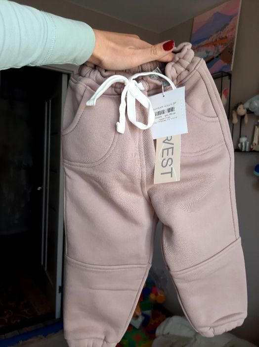 Джогери,спортивні штани,  на флисі Харвест. Цвет капучино. Размер 98.