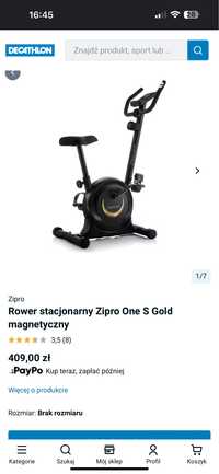 Rower stacjonarny Zipro One S Gold