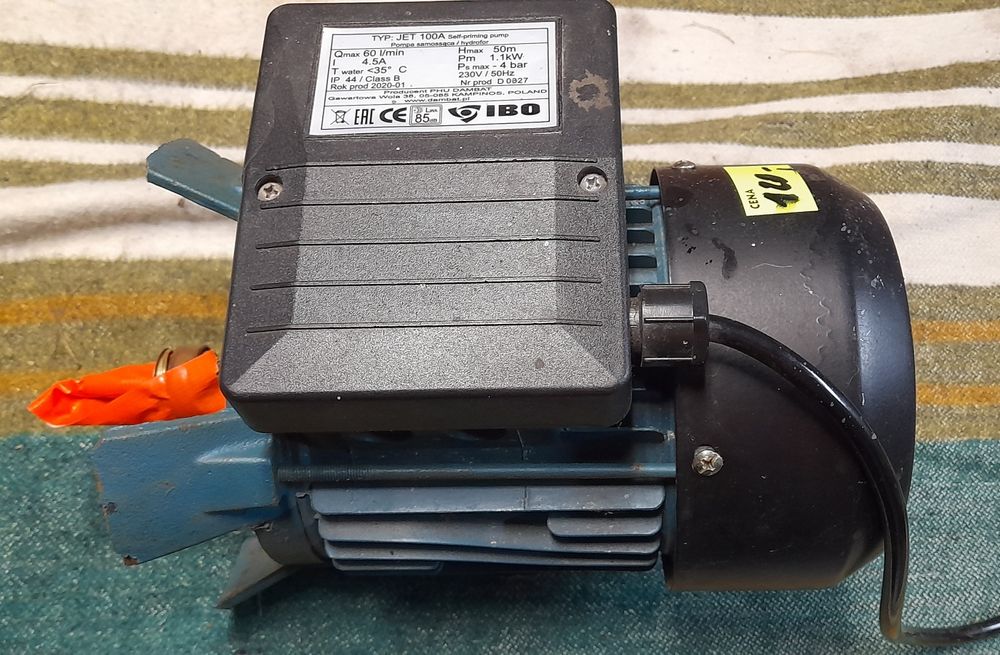 Silnik pompy wody do podlewania 1.1kw marki IBO 230v