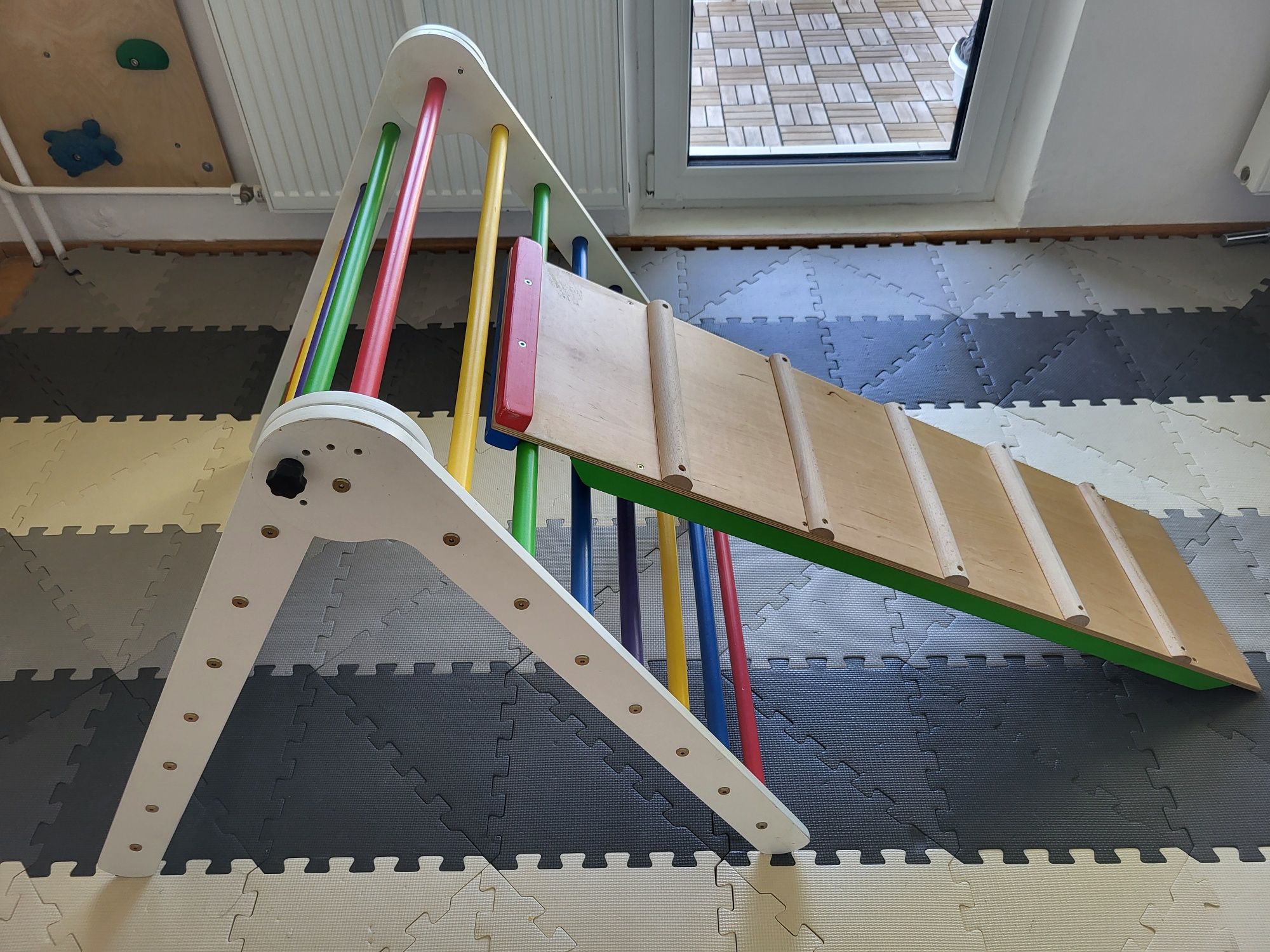 Trójkąt Piklera / drabinka + zjeżdżalnia + tunel ikea gratis