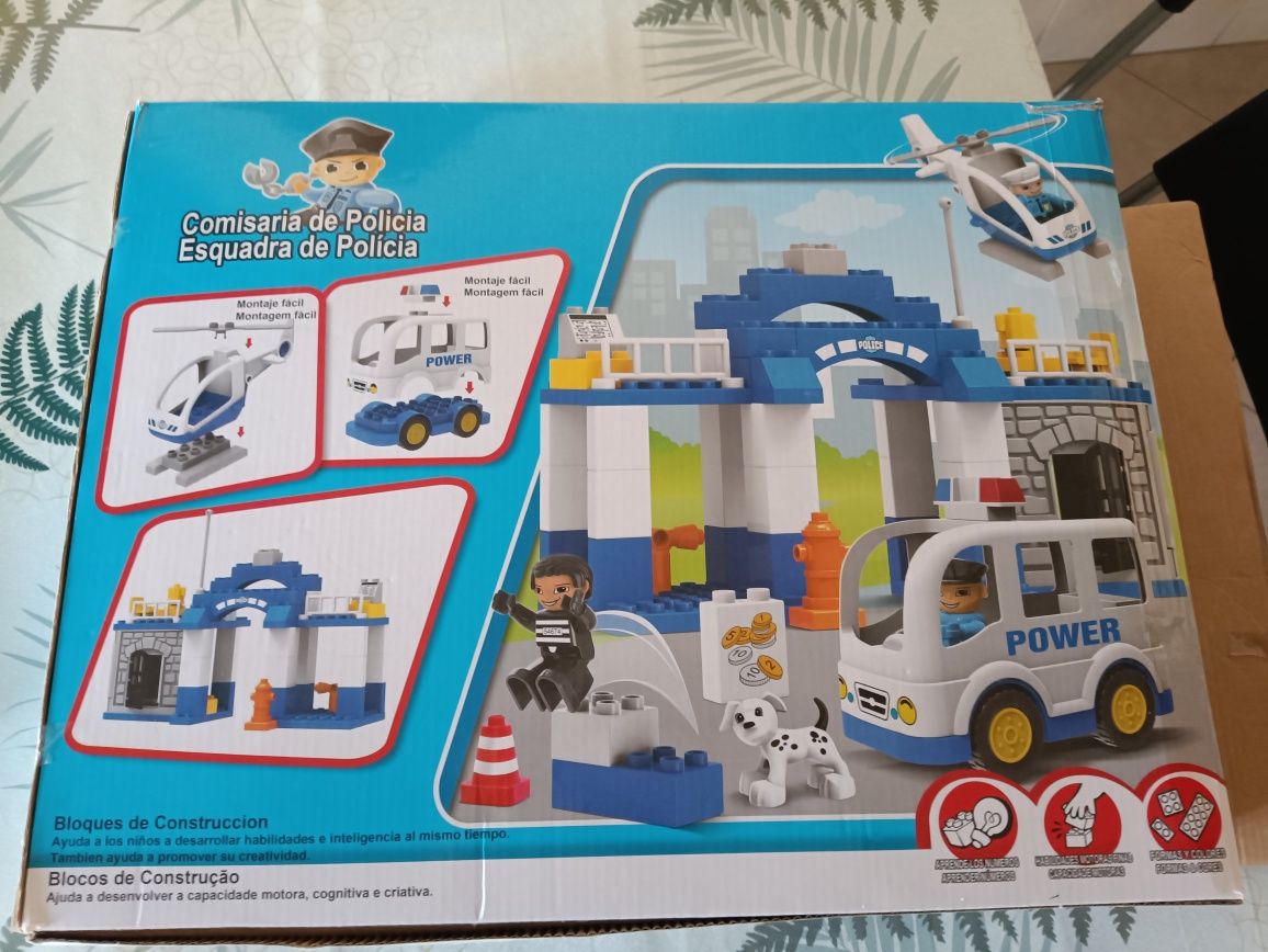 Lego polícia para 3/4 anos