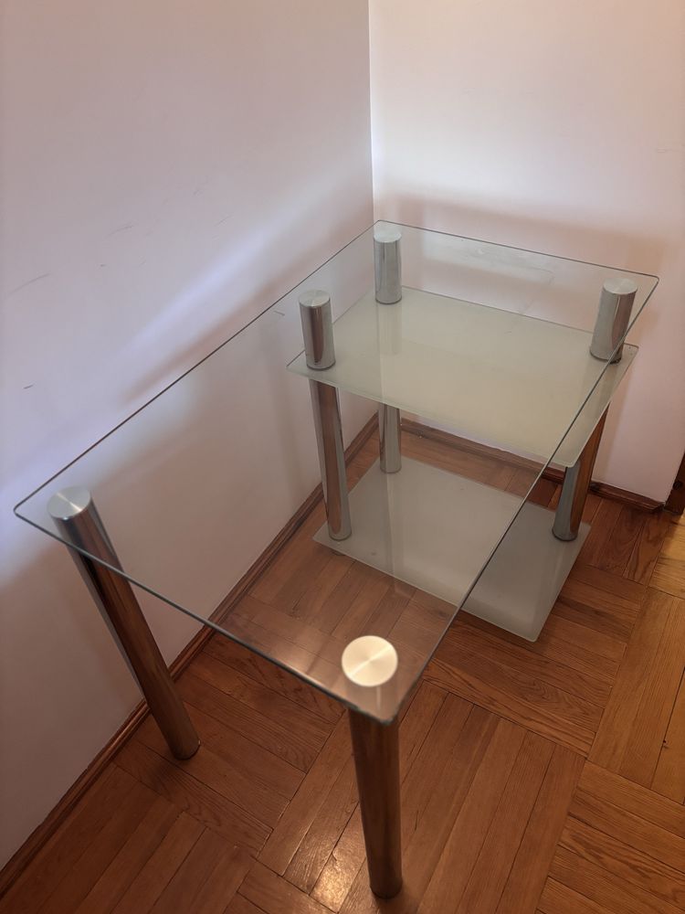 Szklany stolik/biurko