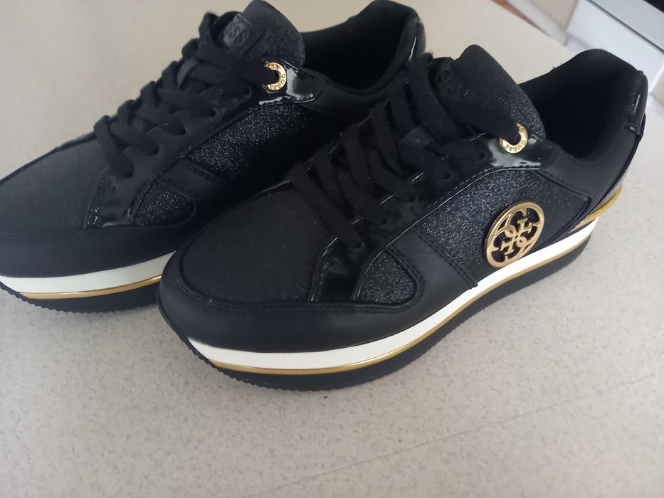 Snikersy GUESS czarno złote ** OKAZJA**