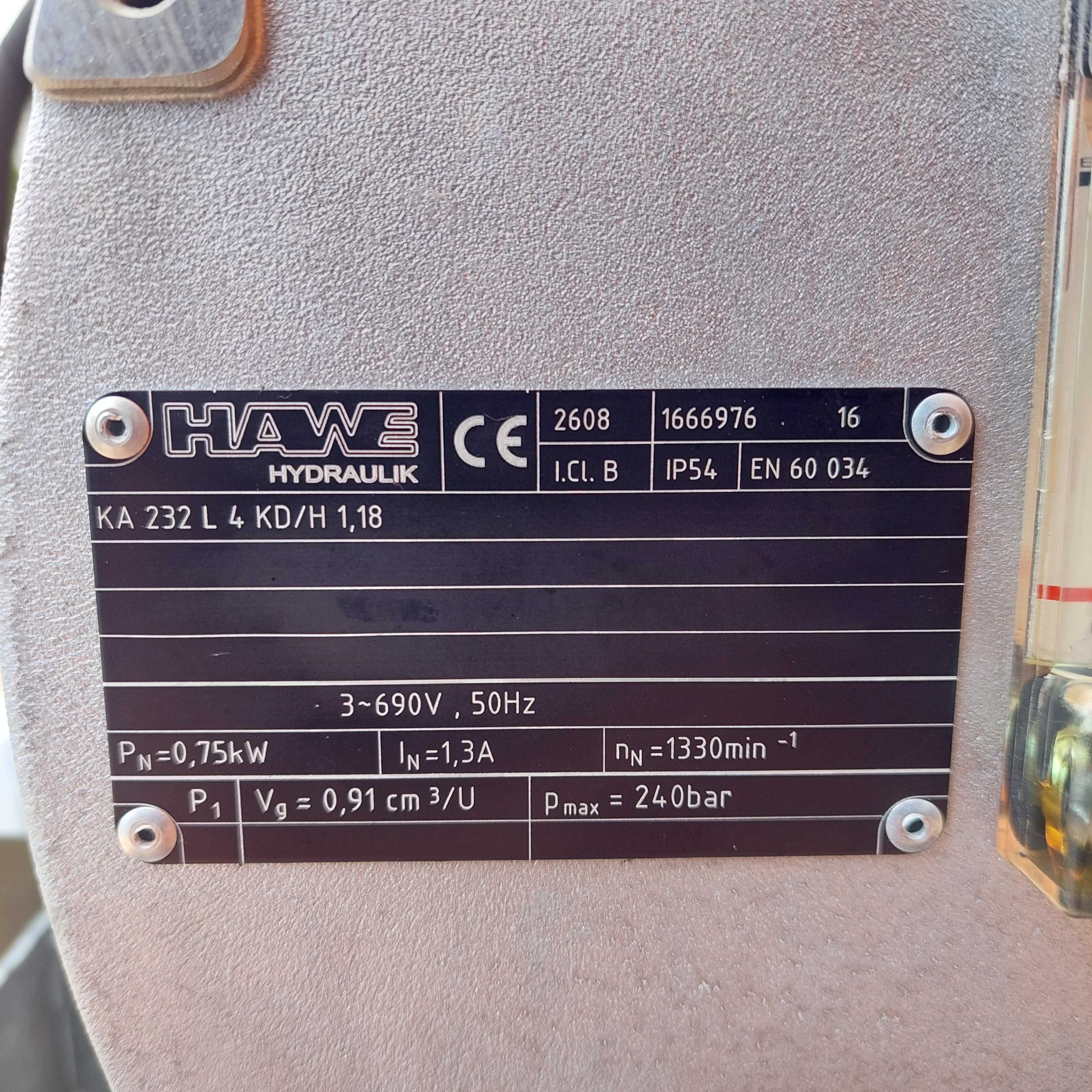 Zasilacz Hydrauliczny Agregat Prasa Pompa Hydrauliczna Stacja Hawe