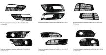 audi решетки в бампер комплект птф a1a3 a4 a5 a6 a7 a8 q3 q5 s rs ауди