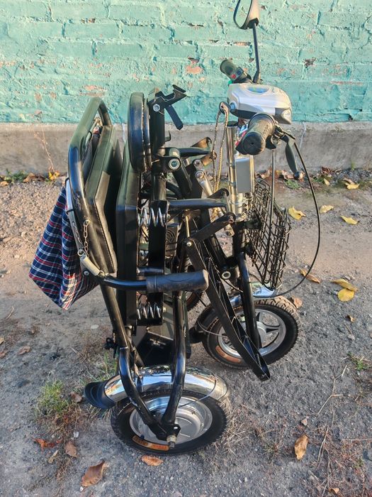 Електроскутер, трицикл. Скутер трехколесный.