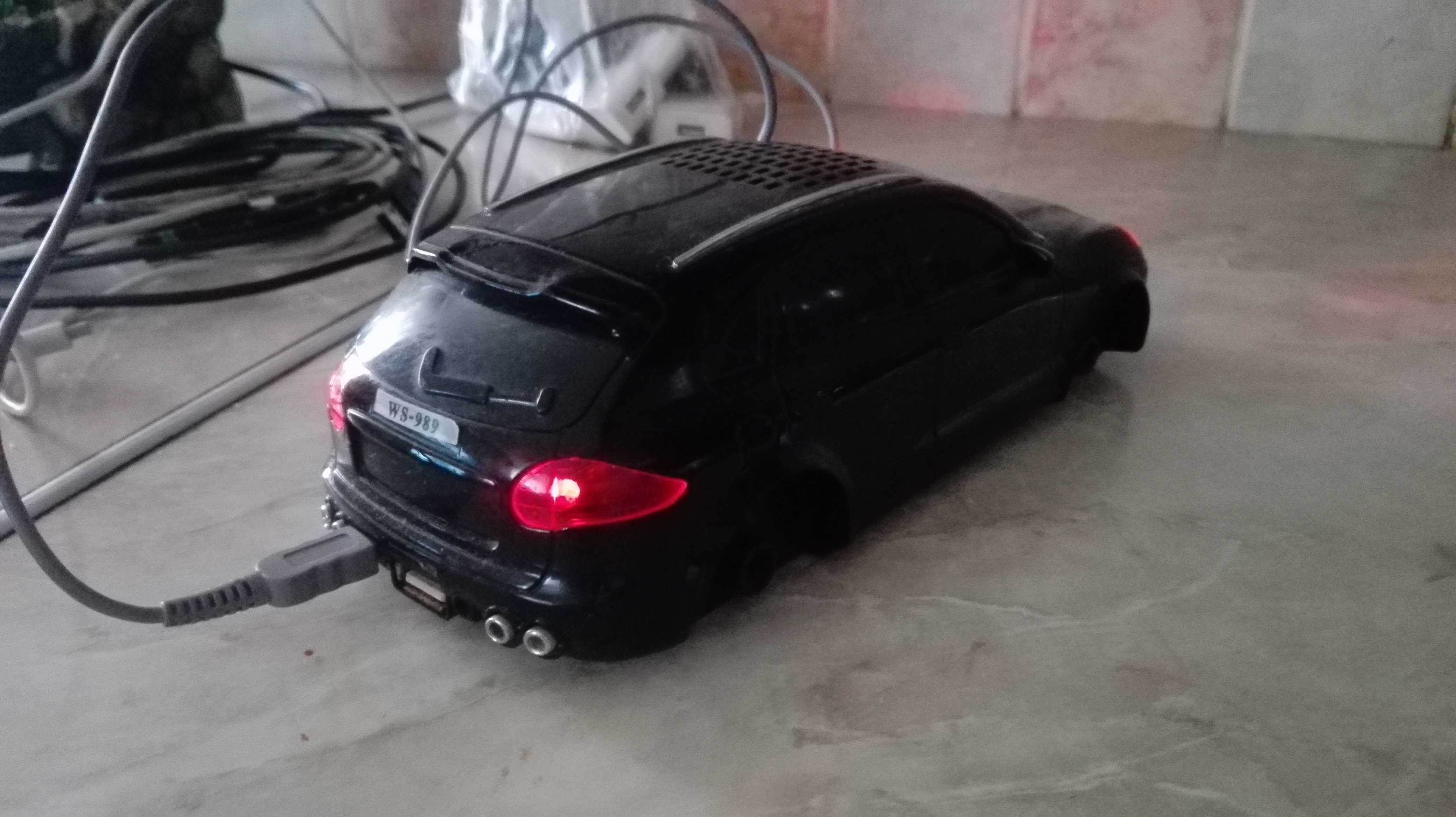 Колонка машинка Porsche Cayenne WS-989, +USB , SD карта, FM пр-к, AUX